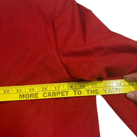 Elegant Red Women's Blazer - Picture 9 of 13